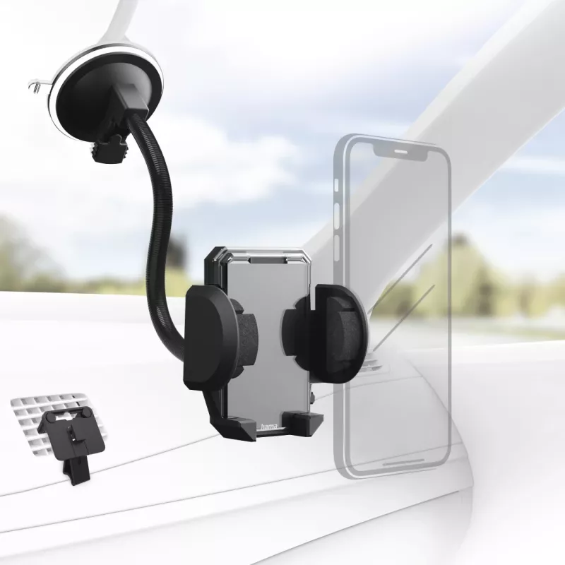 Mobilusis telefonas / išmanusis telefonas Hama Multi 00201521 Juoda Skirta automobiliui