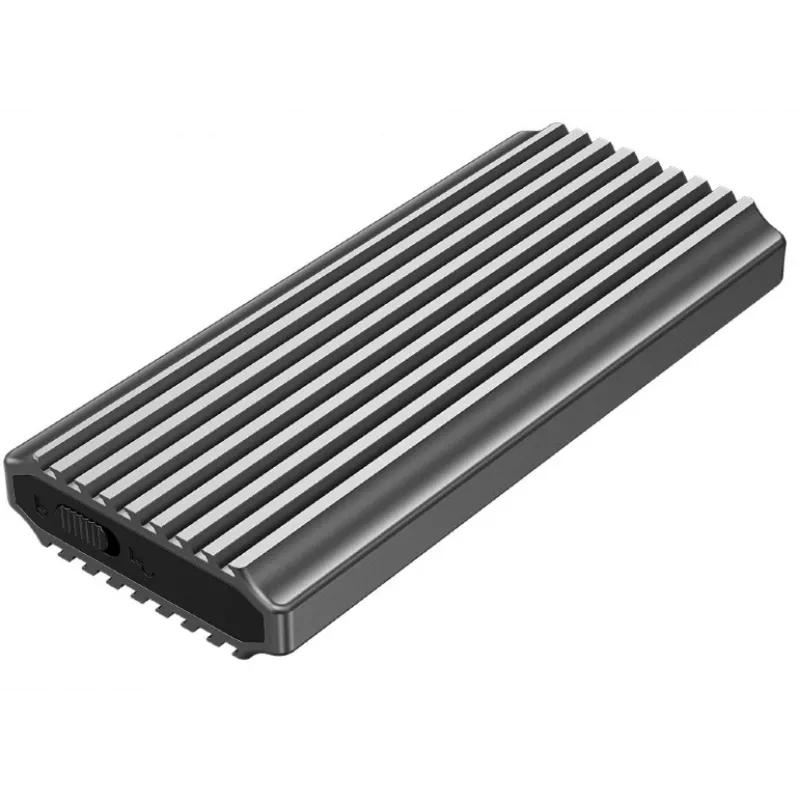 SSD korpusas GEMBIRD EE2280-U3C-03 Juodas vienam M.2 diskui, USB 3.2 Gen 2 (10 Gbit/s), USB Type-C, aliuminis