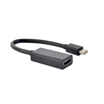 „Mini DisplayPort“ į HDMI laidas Gembird A-MDPM-HDMIF4K-01 0,15 m, 4K, juodas