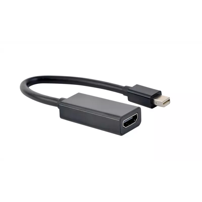 „Mini DisplayPort“ į HDMI laidas Gembird A-MDPM-HDMIF4K-01 0,15 m, 4K, juodas