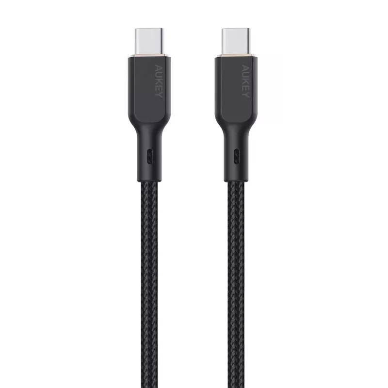USB kabelis AUKEY CB-KCC102 1,8 m USB C juodas 0,48 Gbit/s