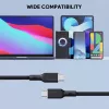 USB kabelis AUKEY CB-KCC102 1,8 m USB C juodas 0,48 Gbit/s