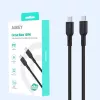 USB kabelis AUKEY CB-KCC102 1,8 m USB C juodas 0,48 Gbit/s
