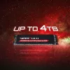 M.2 2280 NVMe SSD PATRIOT VP4300 Lite 4 TB, PCIe 4.0 x4, skaitymo 7400 MB/s, rašymo 6000 MB/s, NVMe 2.0