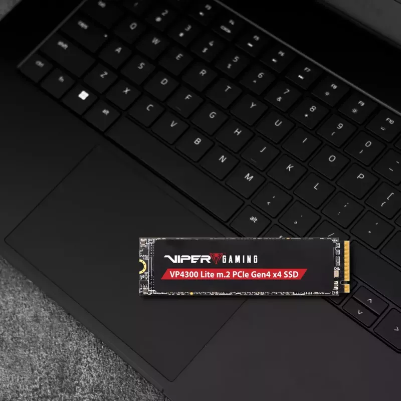 M.2 2280 NVMe SSD PATRIOT VP4300 Lite 4 TB, PCIe 4.0 x4, skaitymo 7400 MB/s, rašymo 6000 MB/s, NVMe 2.0