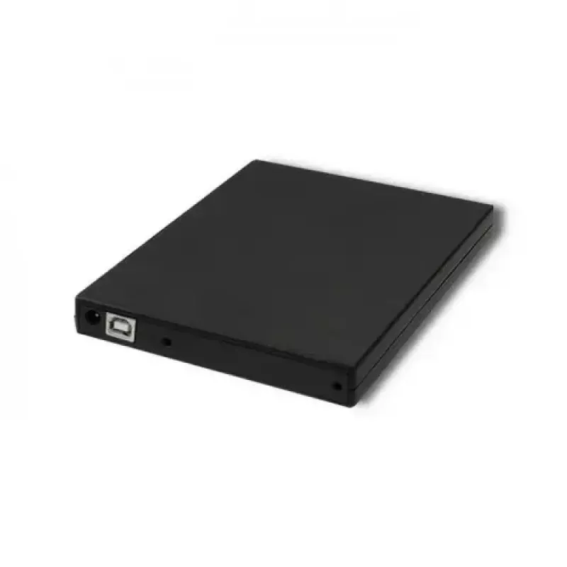 Išorinis DVD-RW optinis įrenginys Qoltec 51858, USB 2.0 ir eSATA, dėklo įkrovimas, juodas, 24x CD / 8x DVD