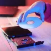 Išorinis DVD-RW optinis įrenginys Qoltec 51858, USB 2.0 ir eSATA, dėklo įkrovimas, juodas, 24x CD / 8x DVD