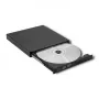 Išorinis DVD-RW optinis įrenginys Qoltec 51858, USB 2.0 ir eSATA, dėklo įkrovimas, juodas, 24x CD / 8x DVD