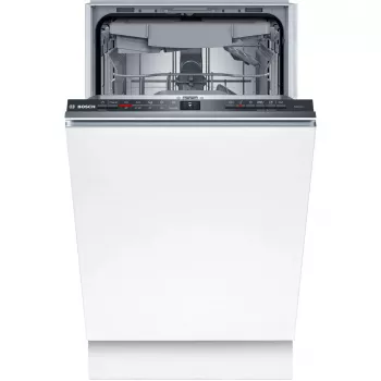 Įmontuojama Bosch Serie 2 SPV2HMX42E indaplovė 45 cm siaura, 10 komplektų, 46 dB, energijos klasė E
