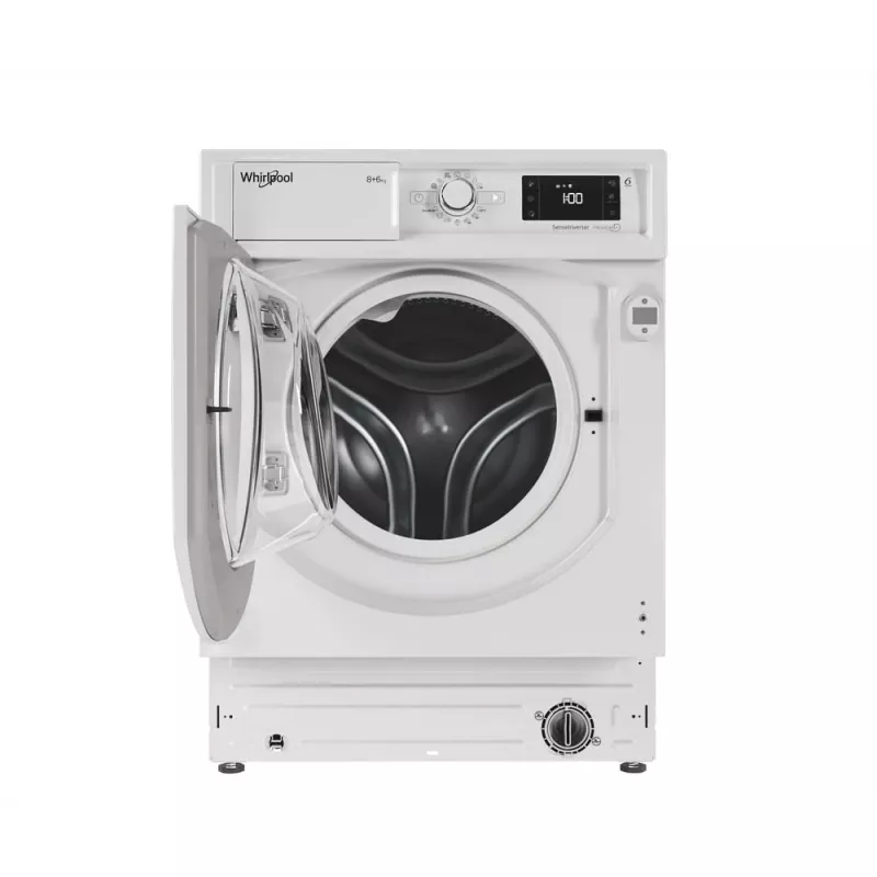 Whirlpool FreshCare BI WDWG 861485 EU skalbyklė-džiovyklė Įmontuojama Priekinio įkrovimo Balta