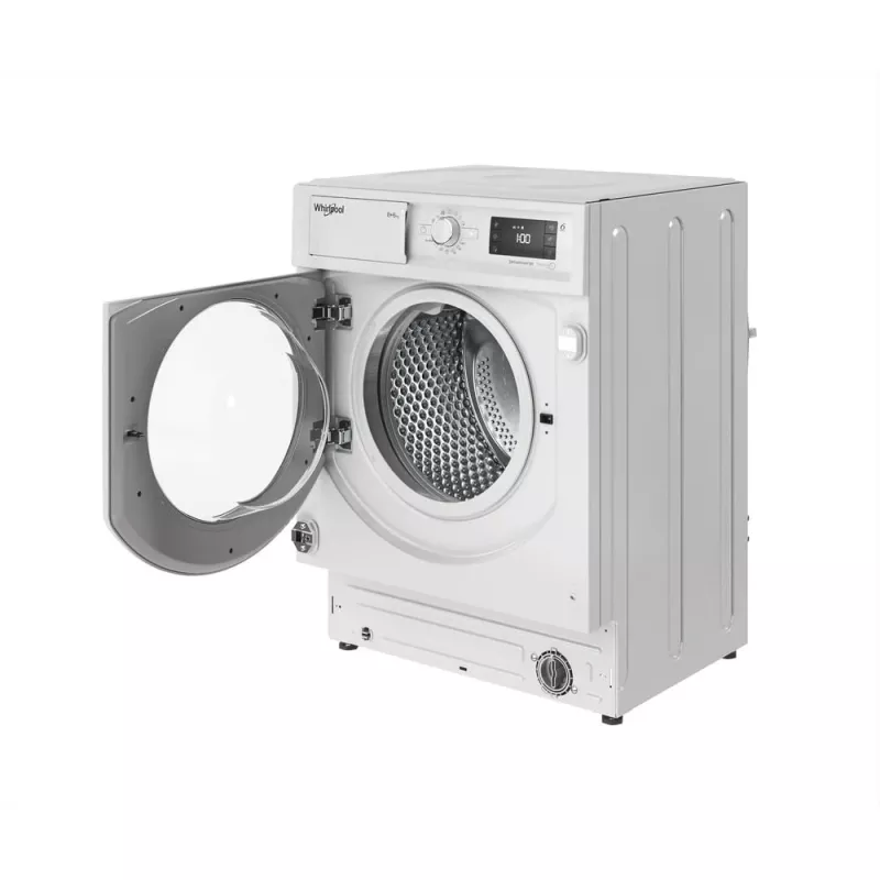 Whirlpool FreshCare BI WDWG 861485 EU skalbyklė-džiovyklė Įmontuojama Priekinio įkrovimo Balta