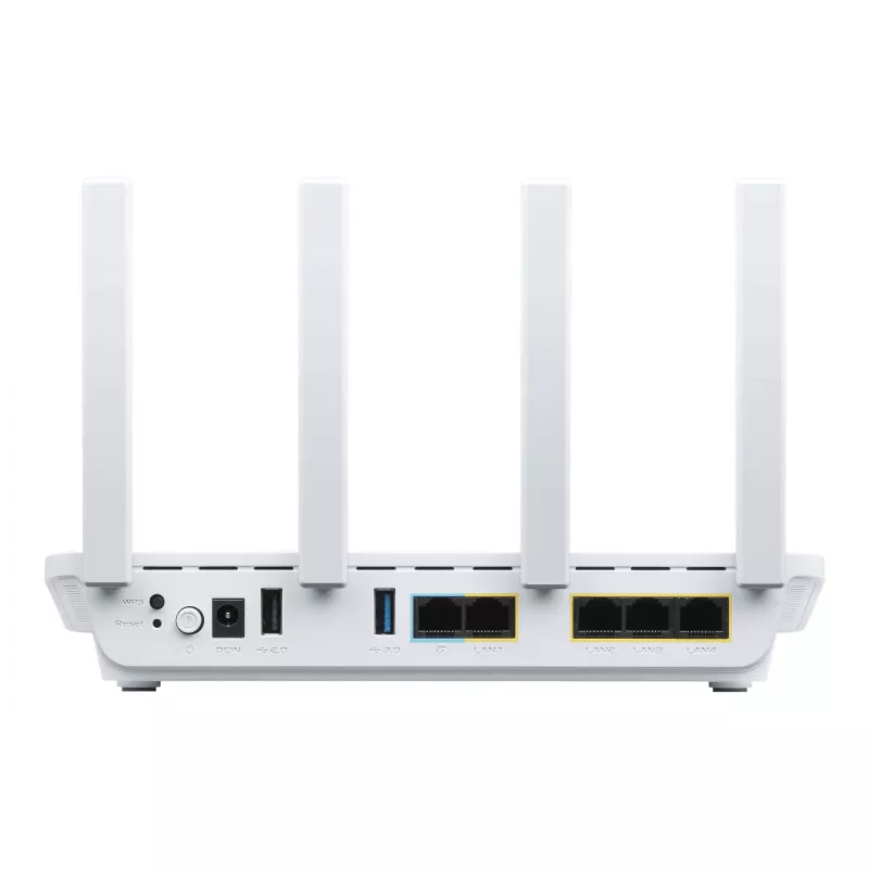 ASUS EBR63 – „Expert WiFi“ belaidis maršrutizatorius, Gigabit Ethernet, dviejų juostų (2,4 GHz / 5 GHz), baltas