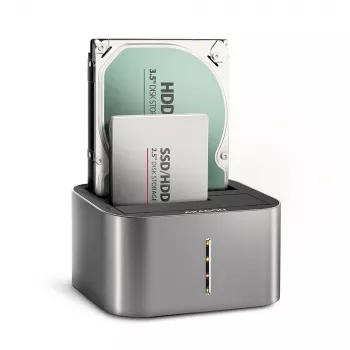 Axagon ADSA-DC SuperSpeed USB DUAL 2,5 colio/3,5 colio HDD/SSD DUAL dokas
