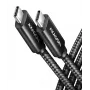 USB laidas Axagon BUCM4X-CM10AB USB4 Gen 3x2 1m Juodas