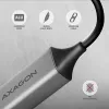 Axagon ADE-TXCA USB-C + USB-A 3.2 Gen 1 – Gigabit Ethernet adapteris, Asix AX88179