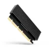 Axagon PCEM2-XS PCIe x16 - M.2 NVMe M-key lizdo adapteris su pasyviu aliuminio radiatoriumi