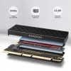 Axagon PCEM2-XS PCIe x16 - M.2 NVMe M-key lizdo adapteris su pasyviu aliuminio radiatoriumi