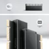 Axagon PCEM2-XS PCIe x16 - M.2 NVMe M-key lizdo adapteris su pasyviu aliuminio radiatoriumi