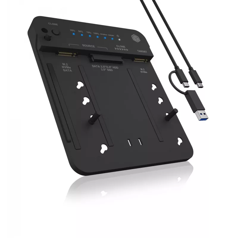 ICY BOX IB-2913MCL-C31 USB 3.2 Gen 2 (3.1 Gen 2) Type-C Juodas