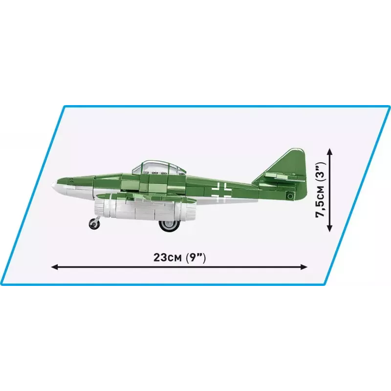Cobi konstrukcinis žaislas Messerschmitt Me 262 modelio rinkinys 500 dalių
