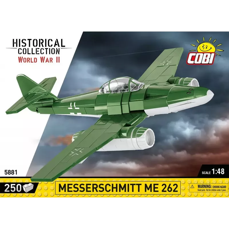 Cobi konstrukcinis žaislas Messerschmitt Me 262 modelio rinkinys 500 dalių