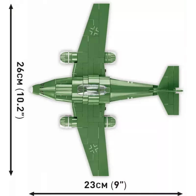 Cobi konstrukcinis žaislas Messerschmitt Me 262 modelio rinkinys 500 dalių