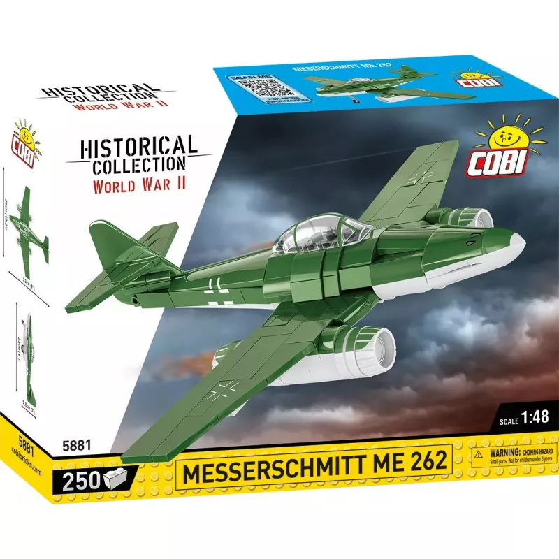 Cobi konstrukcinis žaislas Messerschmitt Me 262 modelio rinkinys 500 dalių