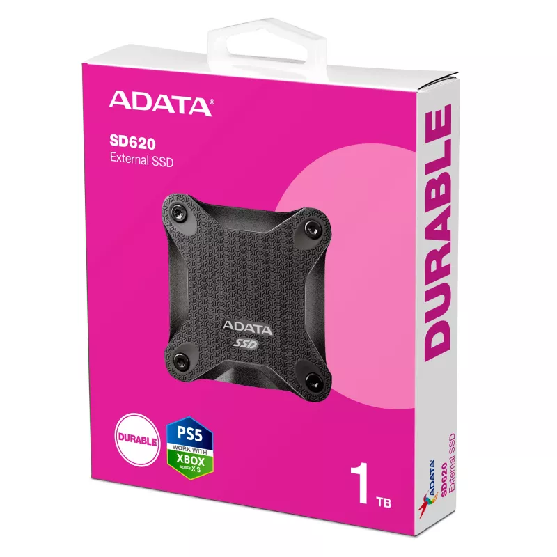 ADATA SD620 1 TB Micro-USB B 3.2 Gen 2 (3.1 Gen 2) Juoda