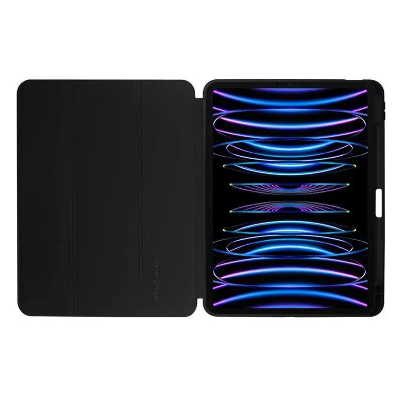Folio Case Crong CRG-PRF-IPD11-BLK, skirtas iPad Pro 11 2022 2021