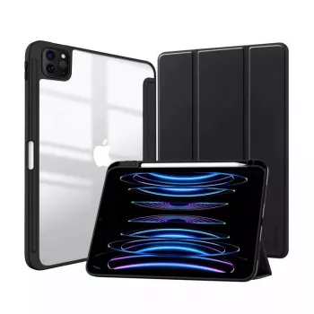 Folio Case Crong CRG-PRF-IPD11-BLK, skirtas iPad Pro 11 2022 2021
