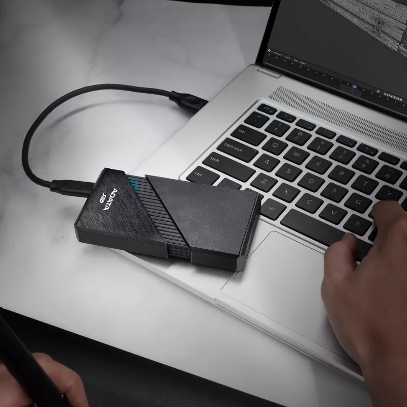 ADATA SE920 Thunderbolt technologija 2 TB USB Type-C 3.2 Gen 2 (3.1 Gen 2) juoda