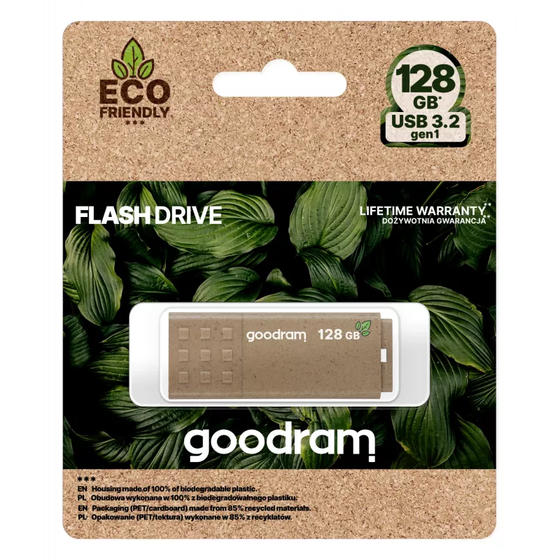 USB atmintukas GOODRAM UME3 128 GB USB Type-A 3.2 Gen 1 (skaitymas 60 MB/s, rašymas 20 MB/s, bronzinis)