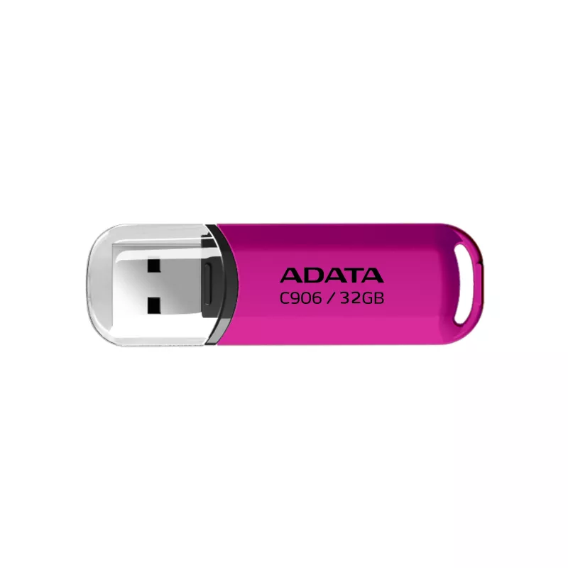 ADATA AC906-32G-RPP USB atmintukas 32 GB USB Type-A 2.0 Rožinė, Skaidri
