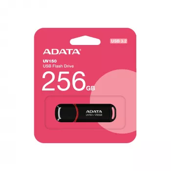 ADATA UV150 USB atmintinė 256 GB USB Type-A 3.2 Gen 1 (3.1 Gen 1) Juoda