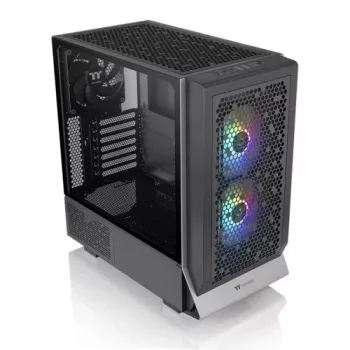 THERMALTAKE Ceres 300 TG ARGB vidutinio bokšto korpusas – juodas