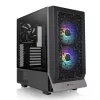 THERMALTAKE Ceres 300 TG ARGB vidutinio bokšto korpusas – juodas