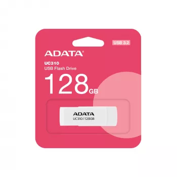 ADATA UC310 USB atmintinė 128 GB USB Type-A 3.2 Gen 1 (3.1 Gen 1) Balta