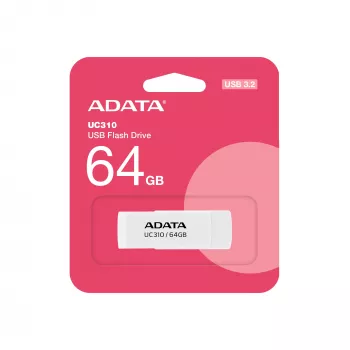 ADATA UC310 USB atmintinė 64 GB USB Type-A 3.2 Gen 1 (3.1 Gen 1) Balta