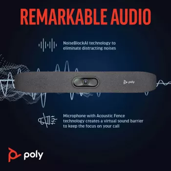 HP Poly Studio R30 USB vaizdo juosta, Vietnamas, 0 - 40 °C, 15 - 80%, 0 - 3000 m, Windows 8, Windows 8.1, Windows 10, Windows 11, Mac OS X 10.10 Yosemite, MacOS