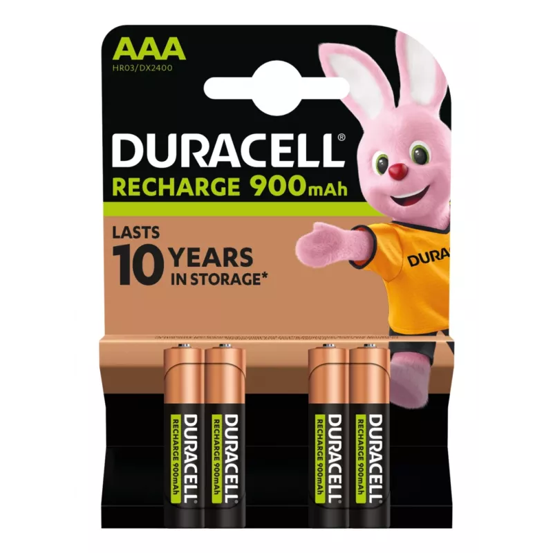Duracell StayCharged AAA (4 vnt.) Įkraunama baterija nikelio-metalo hidrido (NiMH)