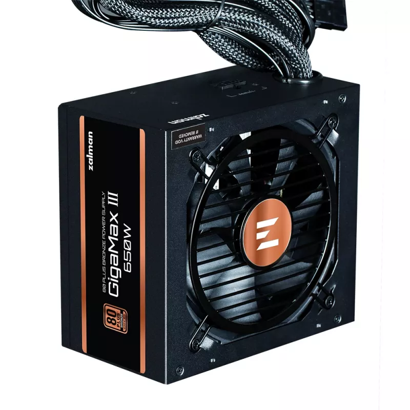 Zalman GigaMax III maitinimo blokas 650 W ATX Juodas
