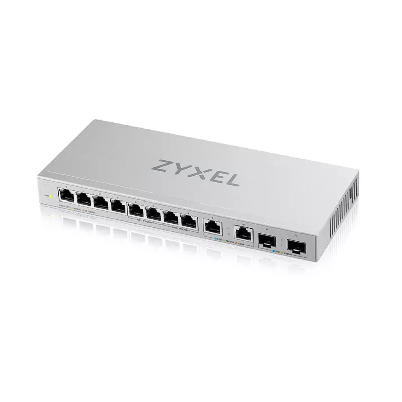 Zyxel XGS1010-12-ZZ0102F tinklo komutatorius Nevaldomas Gigabit Ethernet (10/100/1000) Pilkas