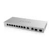 Zyxel XGS1010-12-ZZ0102F tinklo komutatorius Nevaldomas Gigabit Ethernet (10/100/1000) Pilkas
