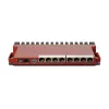 Laidinis maršrutizatorius MikroTik L009UiGS-RM — 8x RJ-45, 2,5 Gigabit Ethernet, 1x SFP, 1x USB, 800 MHz procesorius, 512 MB RAM, raudonas