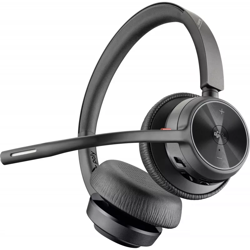 HP Poly Voyager 4320 Microsoft Teams sertifikuotas USB-C ausinės + BT700 raktas