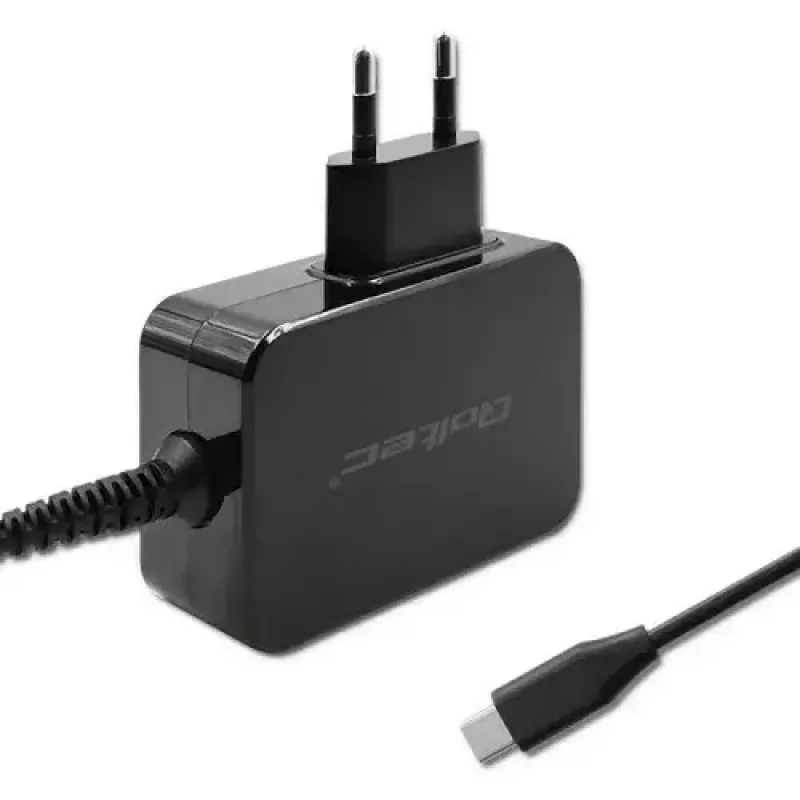 Įkroviklis Qoltec 52385 AC greitasis įkrovimas patalpose 20 V 3 A juodas