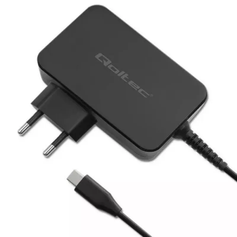 Įkroviklis Qoltec 52388 Indoor Fast Charging 20V 5A Juoda