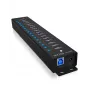 ICY BOX 17-Port Hub with USB 3.2 Gen 1 Type-A interface, USB 3.2 Gen 1 (3.1 Gen 1) Type-A, USB 3.2 Gen 1 (3.1 Gen 1) Type-A, USB Type-B, 5000 Mbit/s, Juoda, China, DC