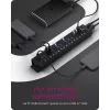 ICY BOX 17-Port Hub with USB 3.2 Gen 1 Type-A interface, USB 3.2 Gen 1 (3.1 Gen 1) Type-A, USB 3.2 Gen 1 (3.1 Gen 1) Type-A, USB Type-B, 5000 Mbit/s, Juoda, China, DC