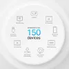 TP-Link AX3000 viso namų tinklinio Wi-Fi 6 sistema su PoE, balta, vidinė, tinklinė sistema, 420 m², dviejų dažnių (2,4 GHz / 5 GHz), Wi-Fi 6 (802.11ax)